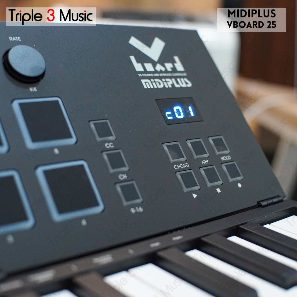 MIDIPLUS VBOARD 25 Midi controller wireless bluetooth Lipat 25 keys