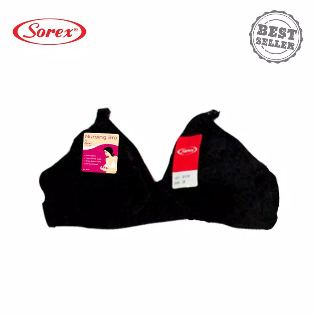 Sorex Bra Menyusui Busa Tipis Tanpa kawat Kait 2 Cup Setara Cup B Nursing Bra BH 8119