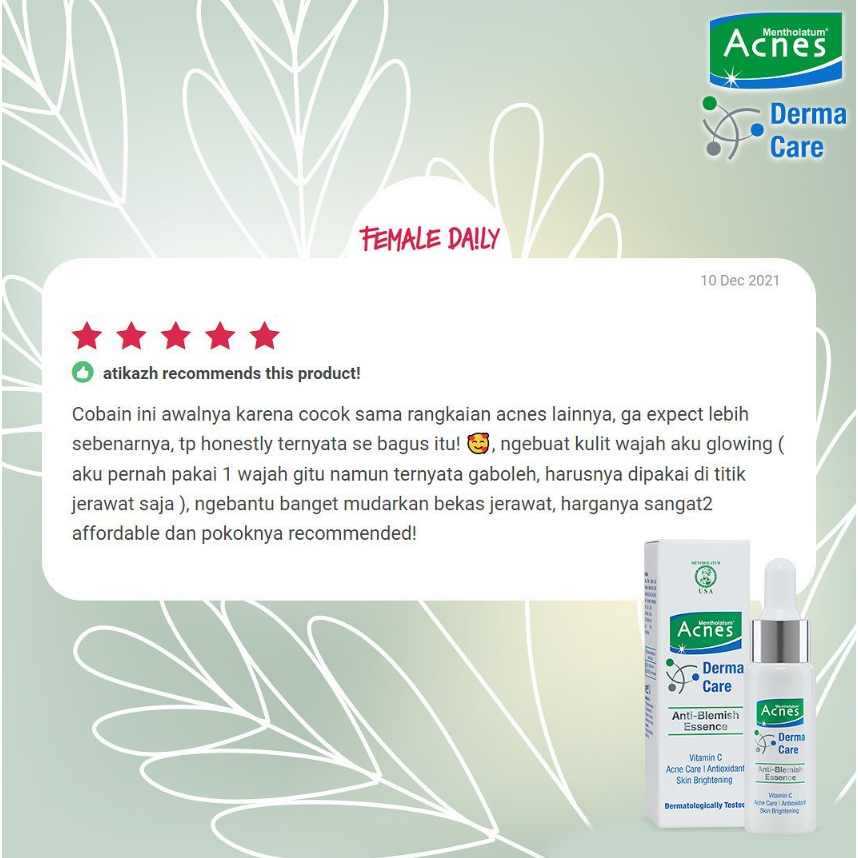 [BPOM] ACNES Derma Care Essence 20 ml / Acnes Derma Gentle Cleanser 120 gr / MY MOM