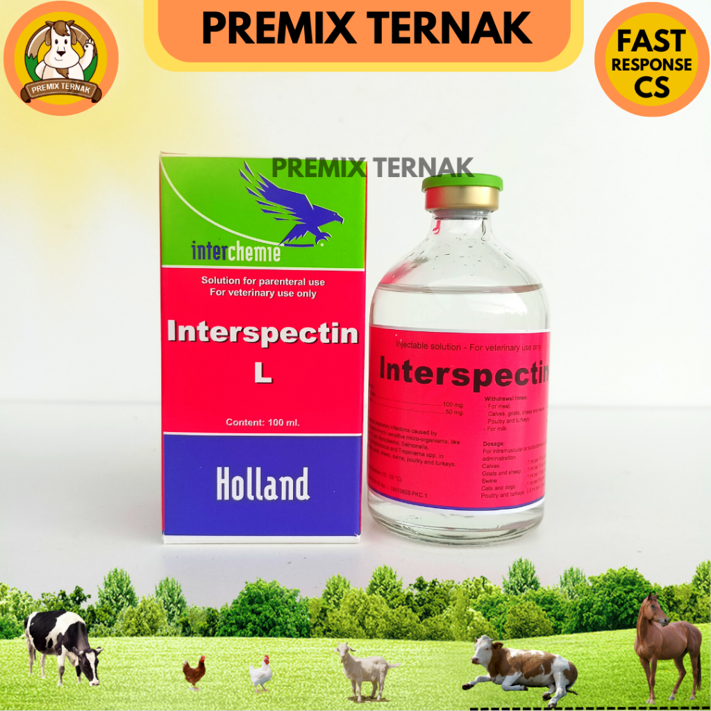 INTERSPECTIN L 100 ml | Injeksi Spectolin Spektolin | Like LS Injection &amp; Pantex Spectolin