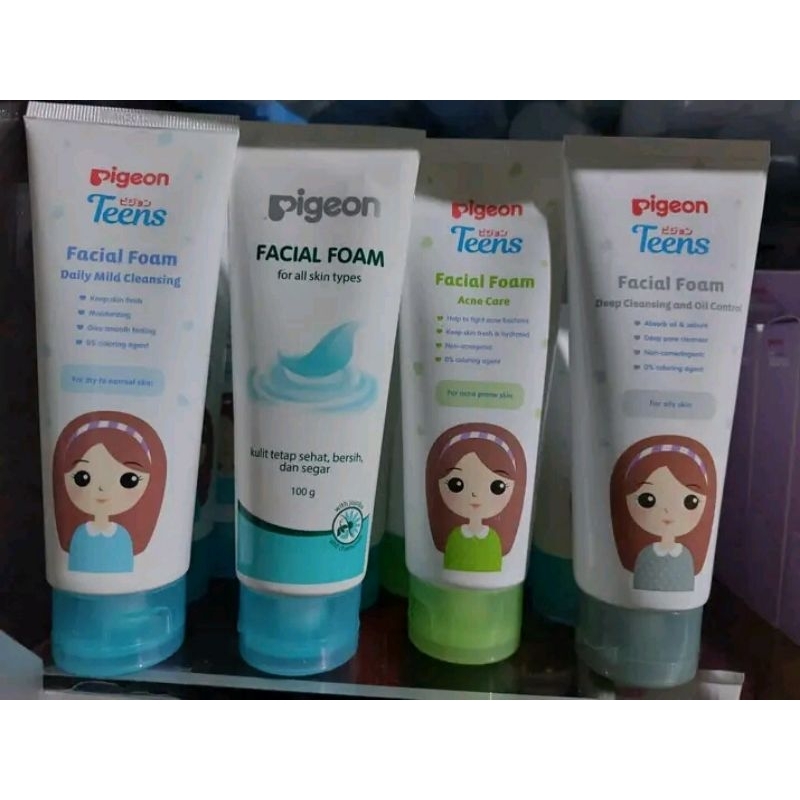 PIGEON TEENS FACIAL FOAM 100g/SABUN CUCI MUKA PIGEON
