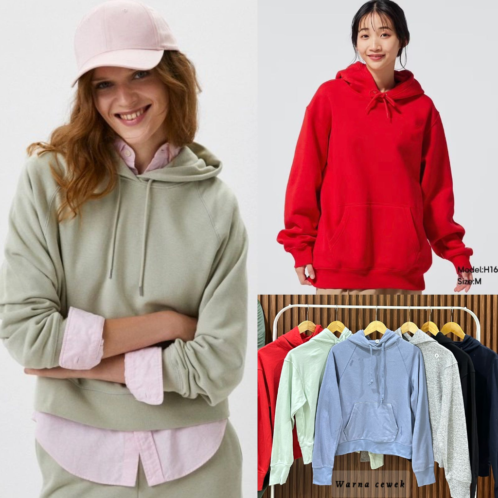 GU by Unq basic  hoodie sweater woman