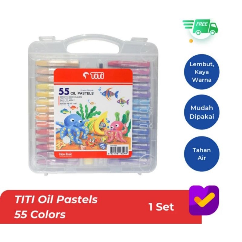 

Titi oil pastel crayon 55 colors