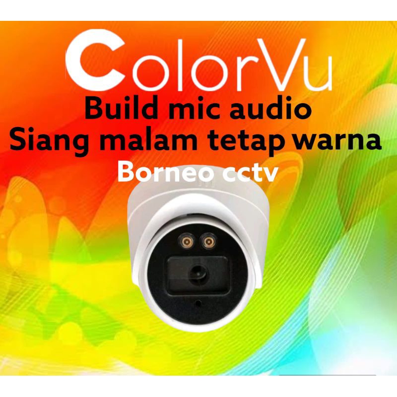 KAMERA CCTV INDOOR COLORVU AUDIO 5MP 1080P FULL COLOR SIANG MALAM