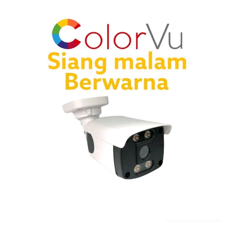 PAKET CCTV COLORVU 5MP 4 CHANNEL 4 KAMERA AUDIO COLORVU 1080P