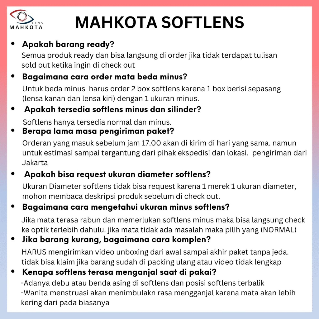 SOFTLENS TRAPEZIUM NORMAL BY CTK DIA 14.5MM / FREE LENSCASE / Softlen Soflen Soflens