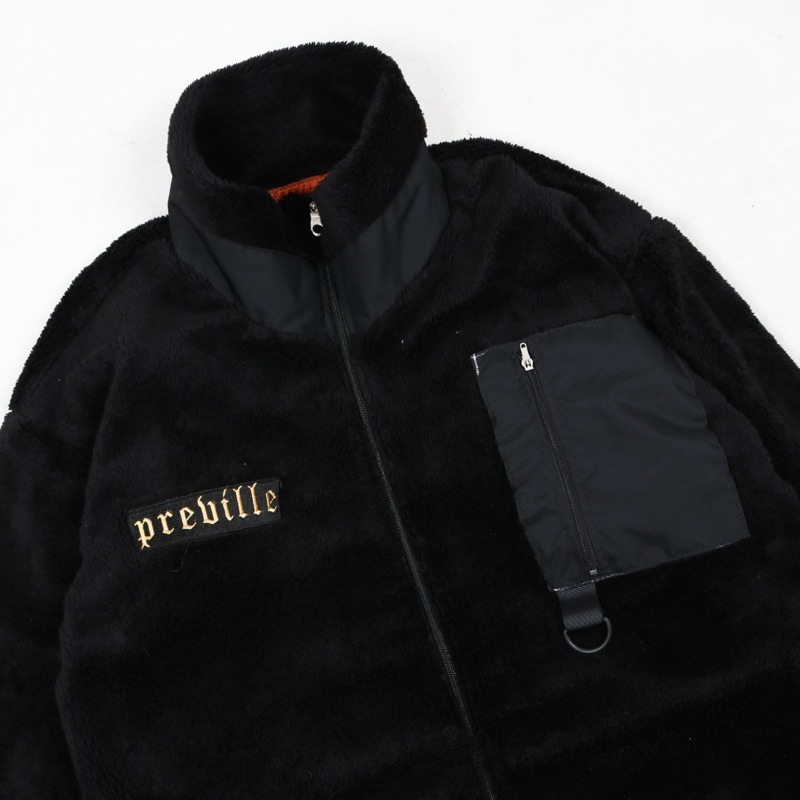 JACKET SHERPA ZIPPER PREVILLE BORDIR FULLTAG AND LABEL PREMIUM QUALITY BESTSELLER