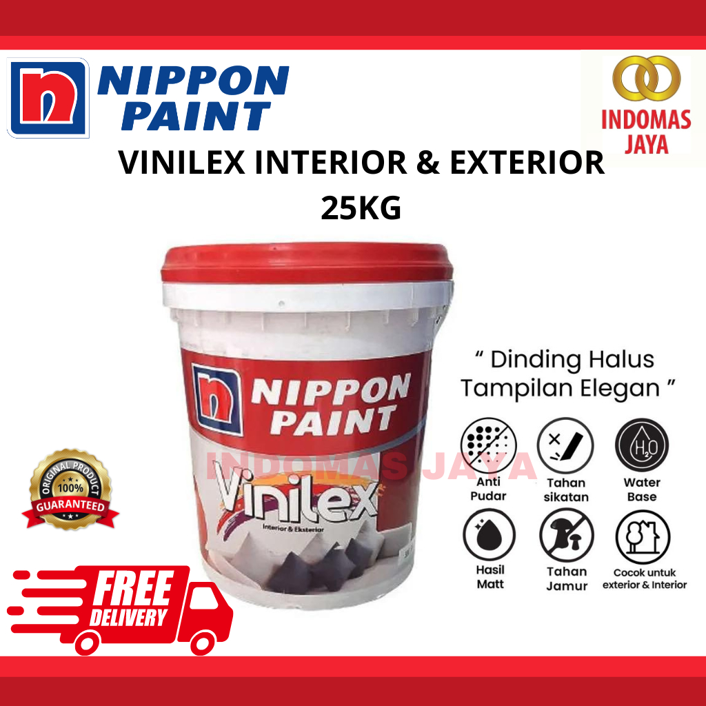 Cat Tembok Vinilex / Cat Ekterior dan Cat Interior 25 KG Cat Tembok Interior Vinilex 25kg
