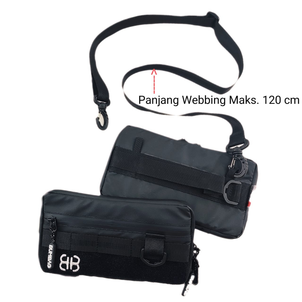 BUMBAG - Tas Selempang VECTOR Pria Anti Air Sling Pouch Wallet Waterproof Sling Bag Pria Anti Air Tas Distro Pria - ALTO Handbag Clutch Pria Multifungsi Waterproof - Daily Pouch MT Clutch &amp; CB Waterproof 191544