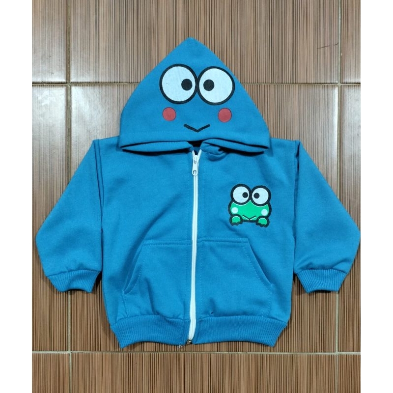 Jaket bayi saku depan usia 0-18 bln