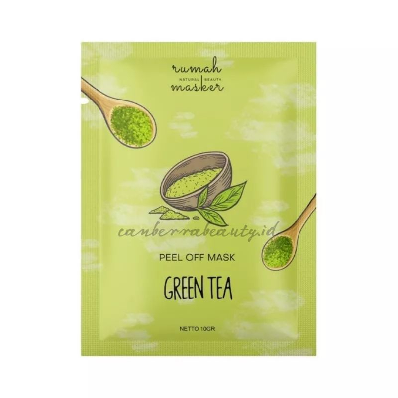 Peel off Mask by Rumah Masker Green Tea 10 gram