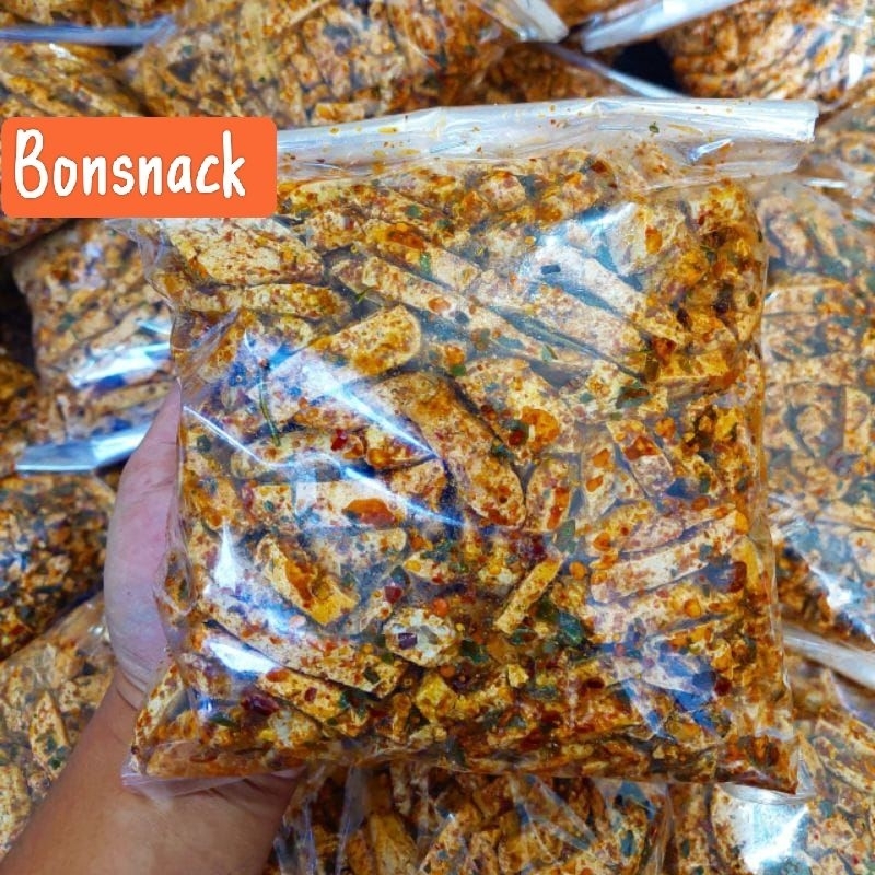 Basreng Viral Murah 1 kg / Basreng Stik pedas Daun jeruk