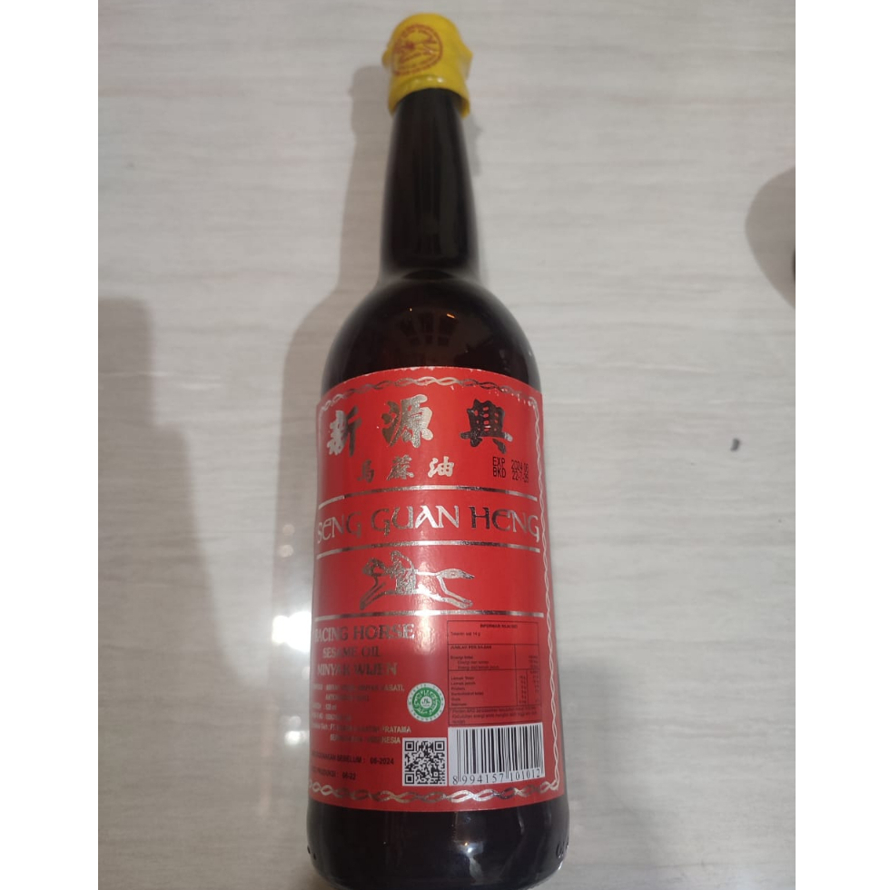 

Minyak Wijen/Sesame Oil Seng Guan Heng 600 ml