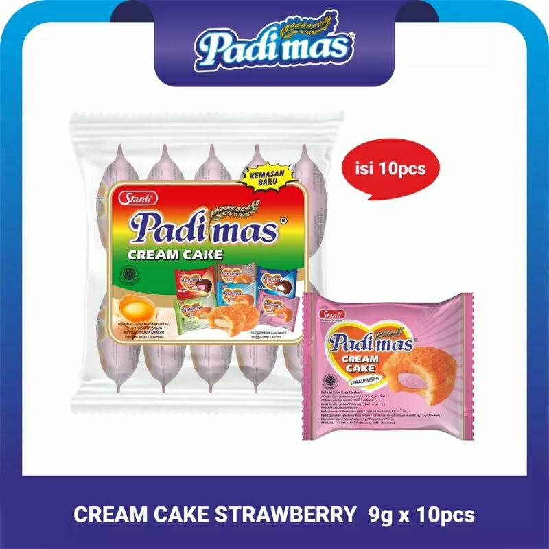 

Padimas cream cake strawberry 9 gram - Ball isi 10 pcs