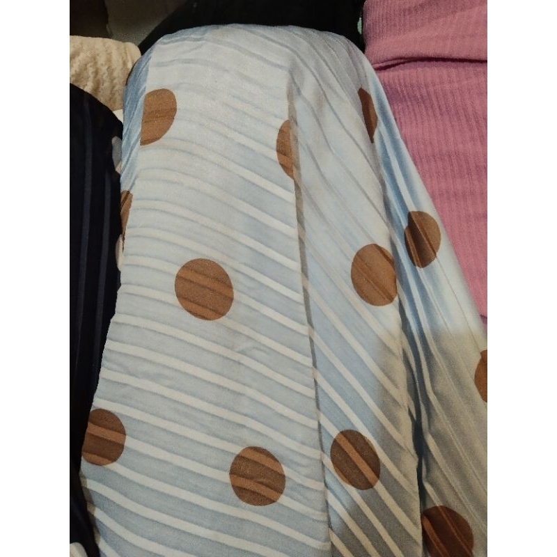 bahan/kain plisket dot