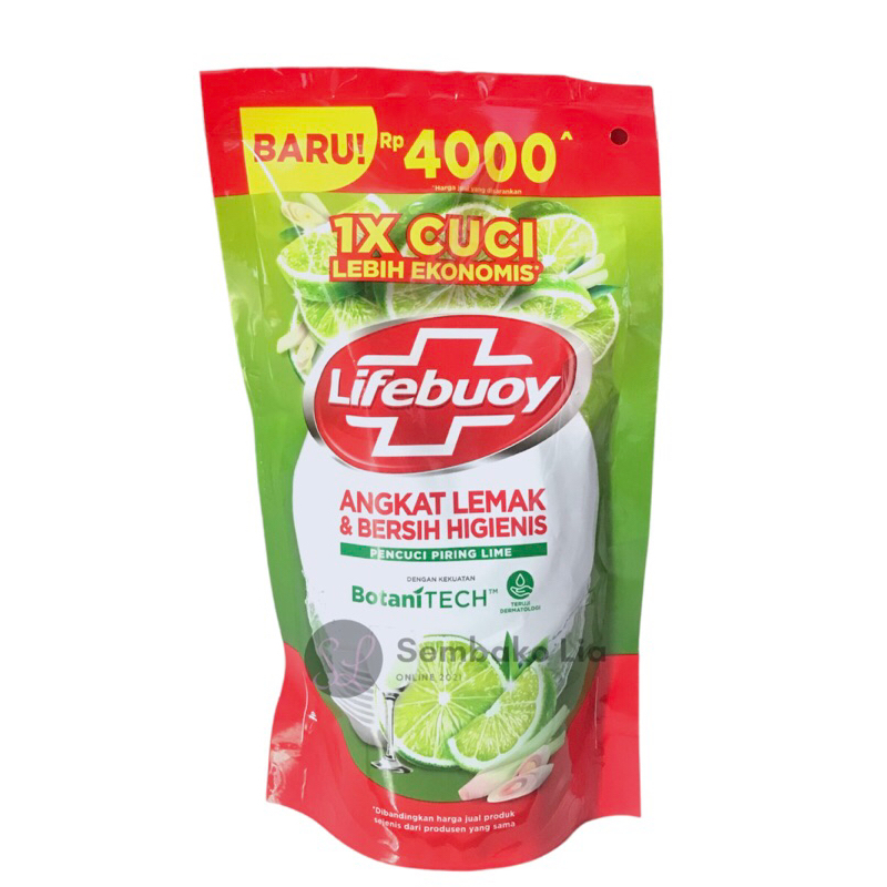 Lifebuoy Sabun Cuci Piring Refill 235mL Piring