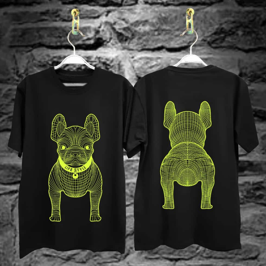 Baju Kaos Distro Pria Keren Lengan Pendek Doggy Style Terbaru Motif Sablon Bergambar Cod Kaos cewek Kaos Wanita Kaos Pria Termurah