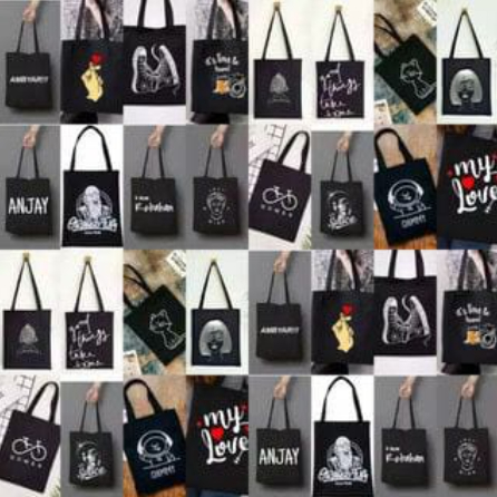 Tote Bag Resleting / Tote Bag Wanita