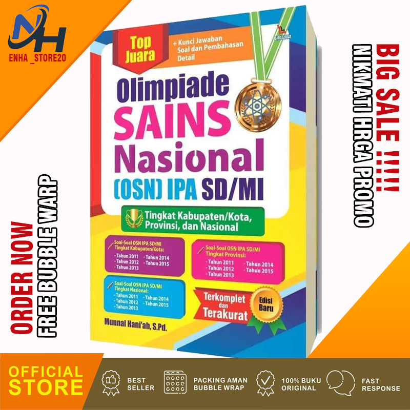 Buku KSN KSM Top Juara Olimpiade Sains Nasional (OSN) IPA SD MI Terbaru Best Seller Terlaris Ori