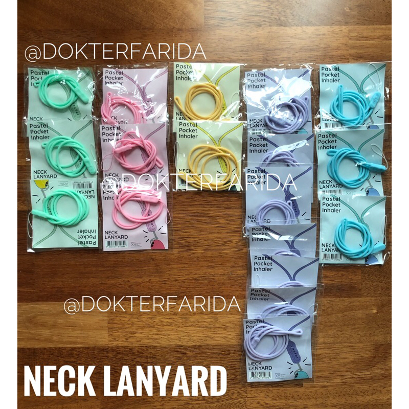 Pastel Inhaler Cap | Pastel Inhaler Lanyard | Hand Strap | Ring - Original Thailand