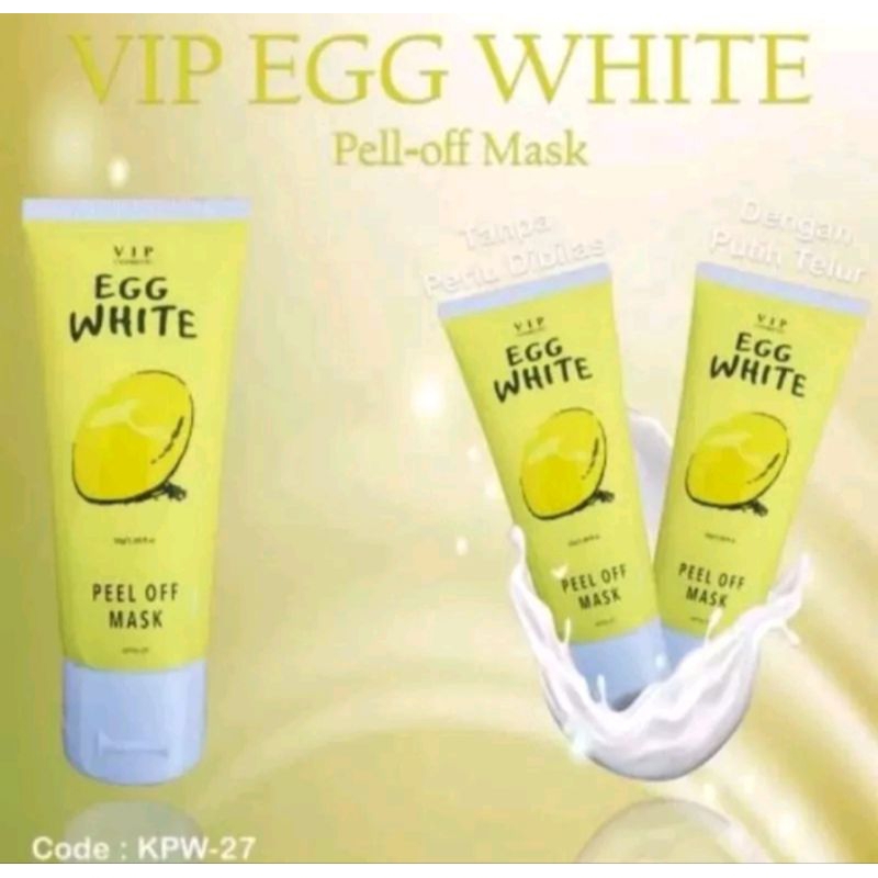 Paket Hanasui Lightening Pell Of Mask(Mask Black Tube dan VIP Egg White)free kuas mask