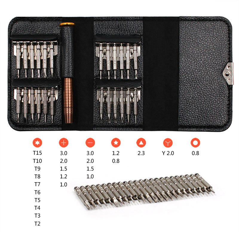 Vastar Obeng Set HP Multifungsi Serbaguna Vastar Obeng Set Reparasi 25 in 1 Torx Smartphone