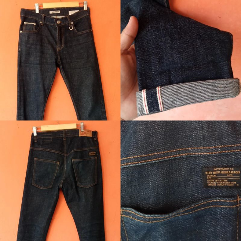 jeans selvedge soverment scnd