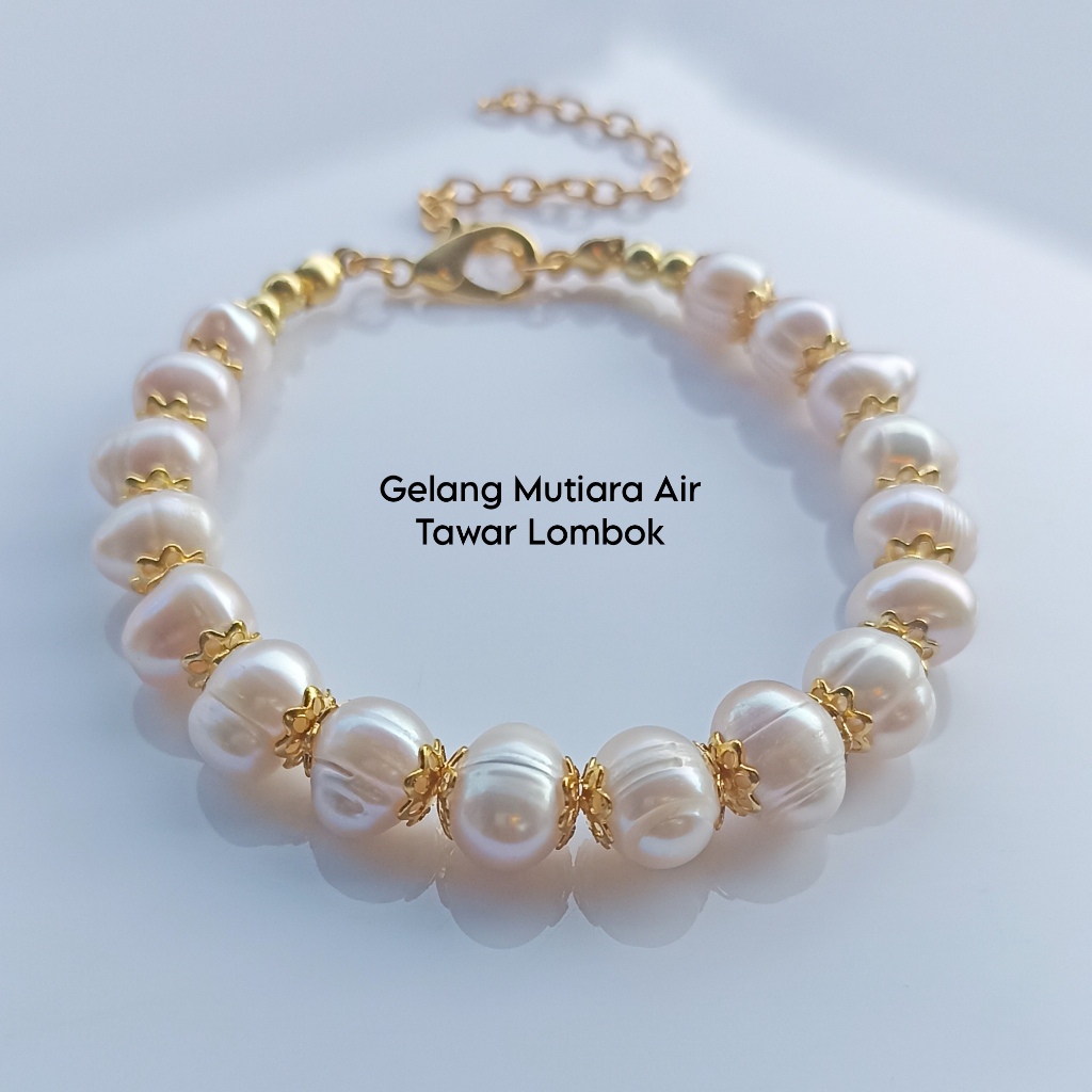 Gelang mutiara air tawar lombok | Bangle