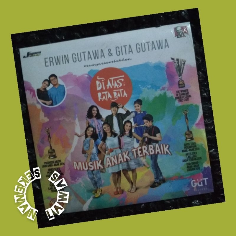 CD Erwin Gutawa & Gita Gutawa - Di Atas Rata Rata (SEGEL)