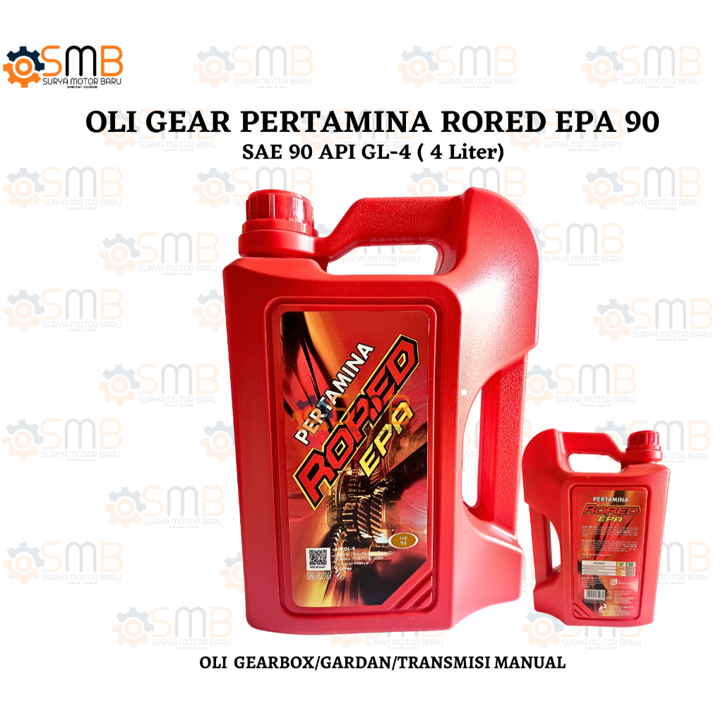 OLI GEAR PERTAMINA RORED EPA 90 SAE 90 API GL-4 4 LITER
