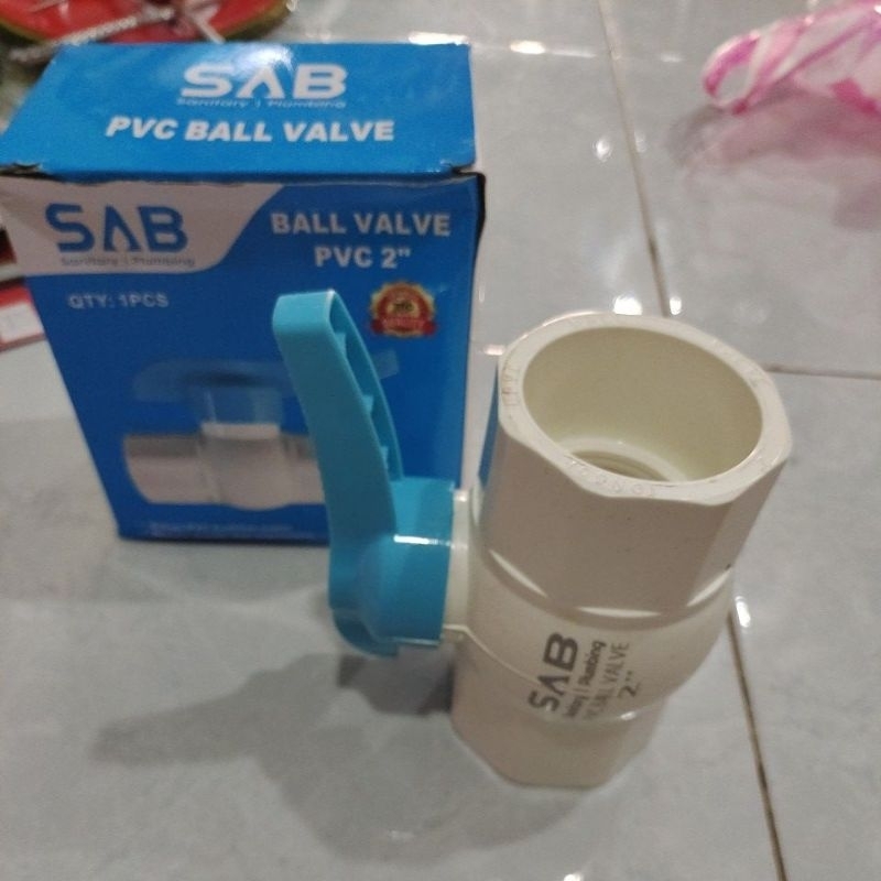 SAB ball Valve PVC 2&quot; / SAB ball Valve 2&quot; PVC