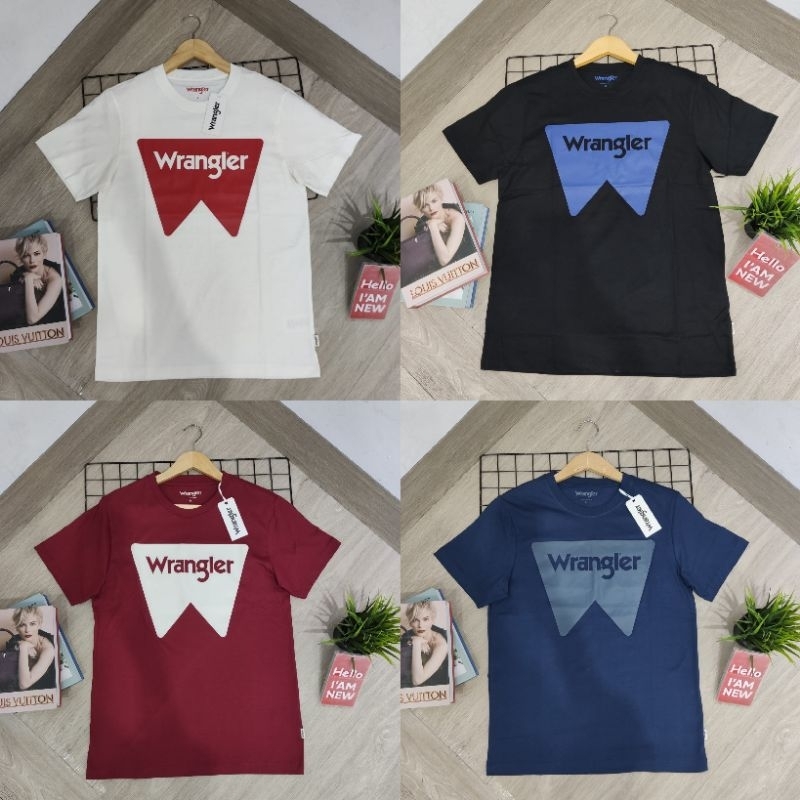 kaos wrangler pria original