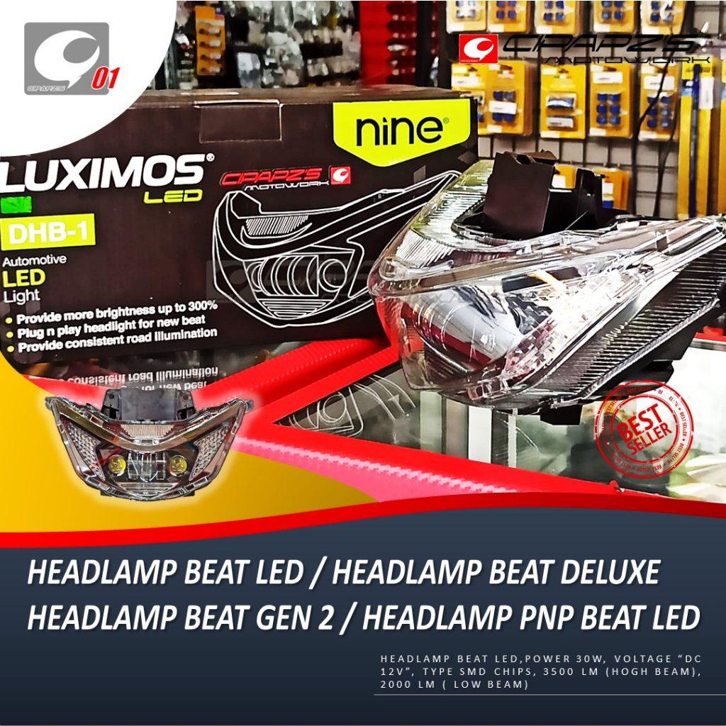 HEADLAMP DAYMAKER BEAT LED / HEADLAMP DELUXE /HEADLAMP DAYMAKER BS GENN 2