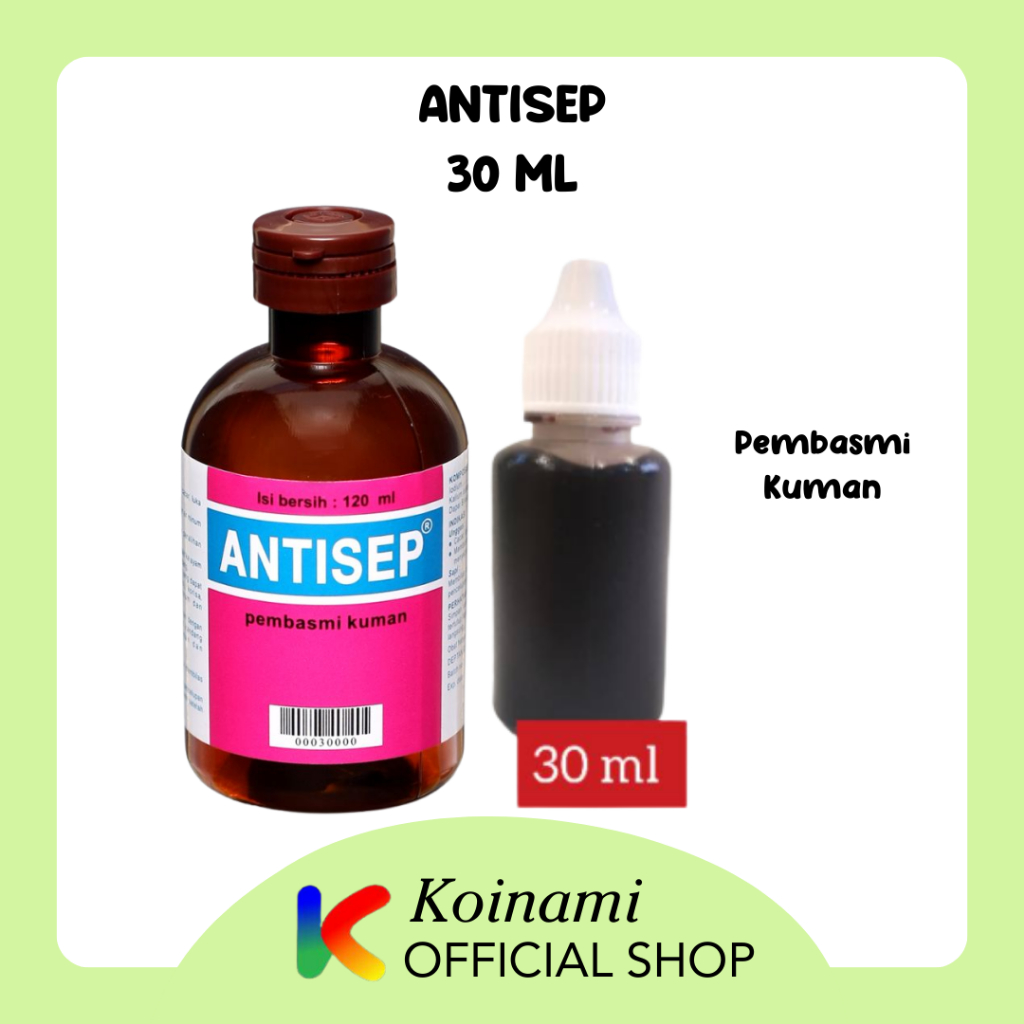 ANTISEP 30 ML / DISINFEKTAN ANTISEPTIK / MEDION