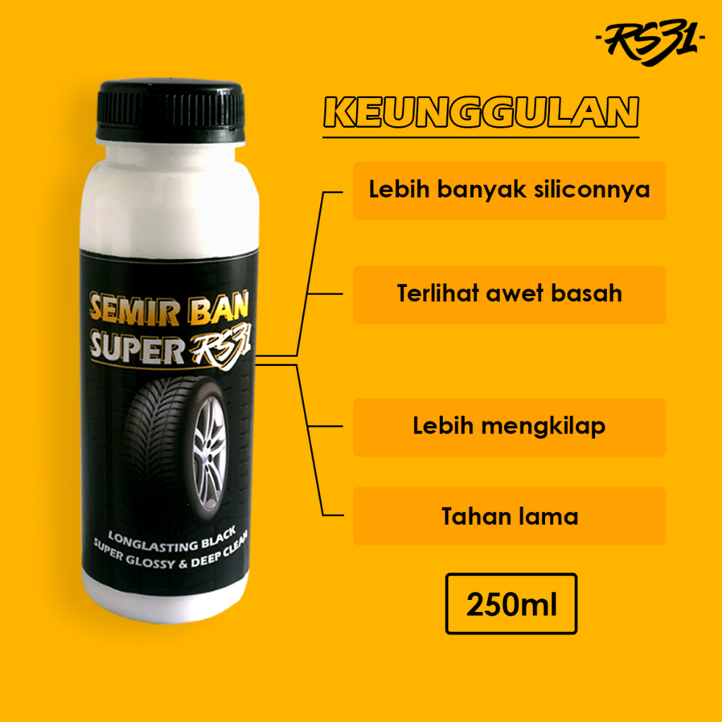 BUNDLING 2in1 AUTOCARE RS31 | Pembersih Kerak Mesin, Penghitam Plastik Dashboard, Body Kasar/Doff, Kompon Penghilang Baret Halus, Body Kendaraan, Motor, Mobil