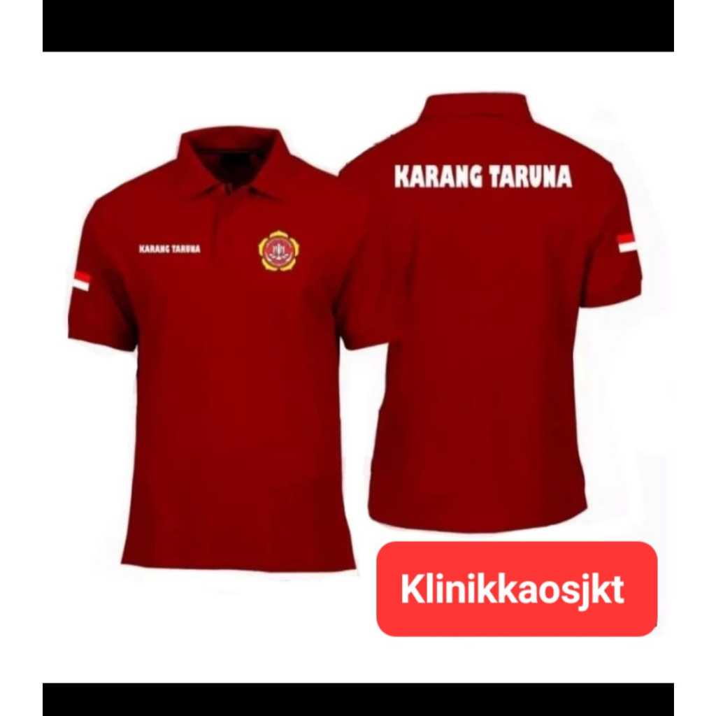 BAJU - KAOS POLO KARANG TARUNA - POLOSHIRT KARANG TARUNA