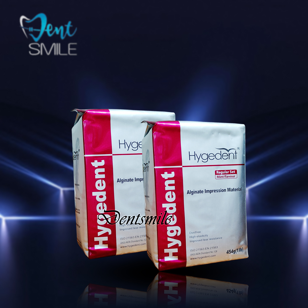 Dental alginate hygident bahan cetak gigi palsu 450g  alginate ini mempunyai rasa min