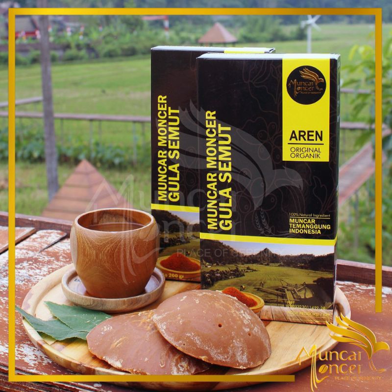 

Gula Semut Murni Aren jawa Original Muncar Moncer 200gr