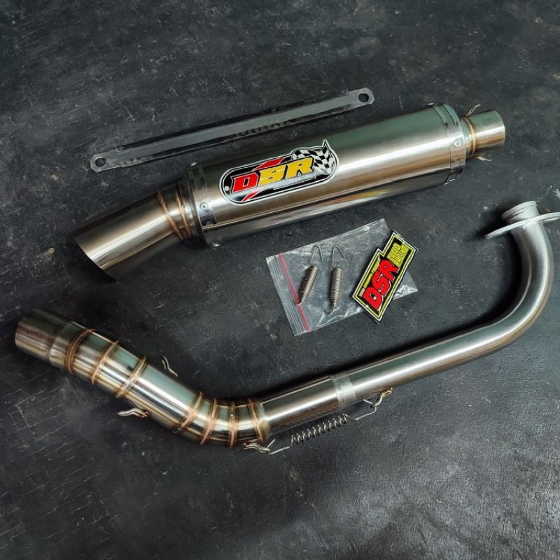 Knalpot Corong Thailand Non Kobra DSR inlet 38 dan 50mm Full System