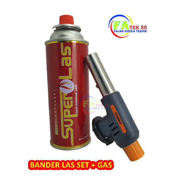 PAKET GAS TORCH | PORTEBLE GAS TORCH | BLANDER LAS SET + GAS | KEPALA LAS | ALAT BAKAR MAKANAN
