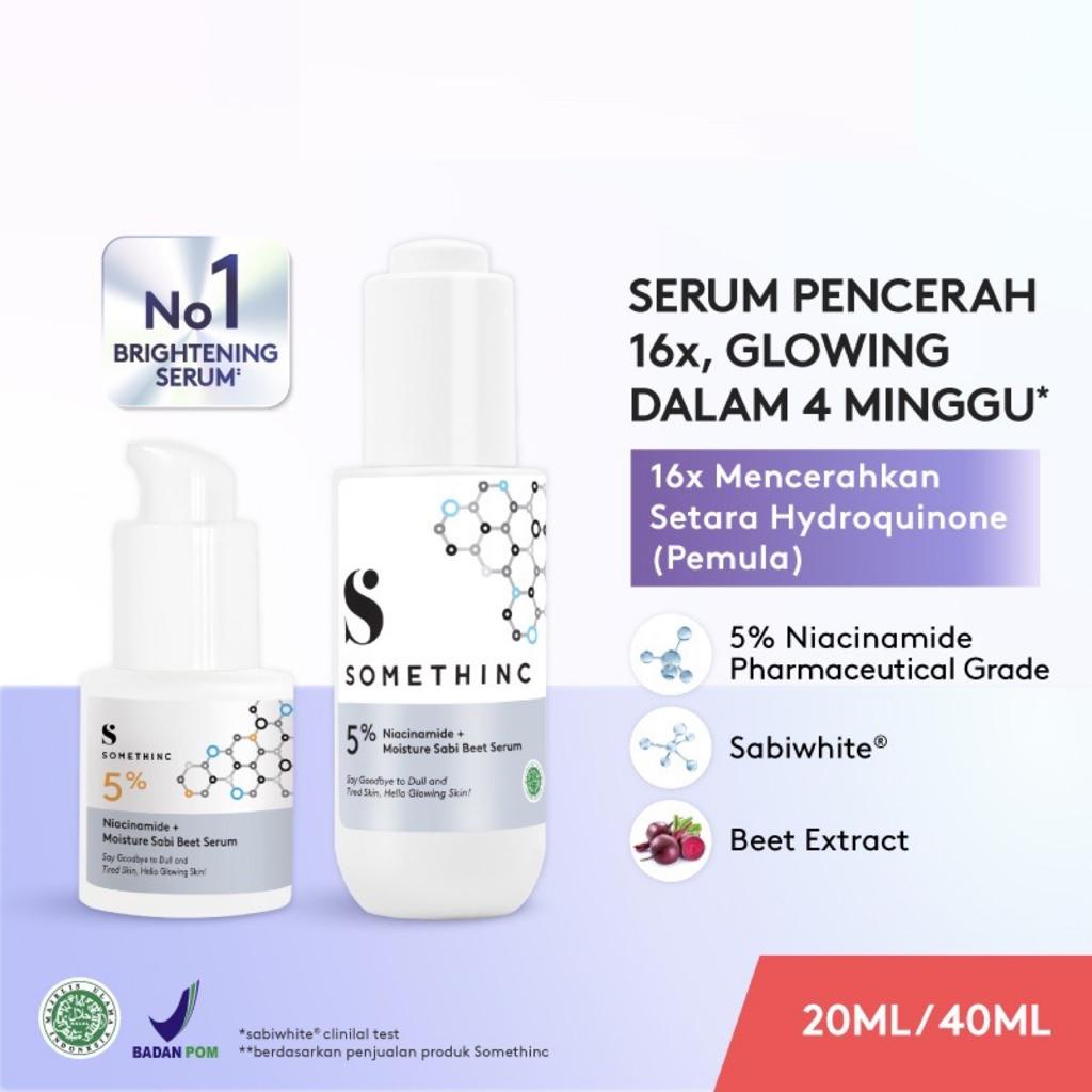 MFI - SOMETHINC 5% Niacinamide + Moisture Sabi Beet Serum | Netto 40ML