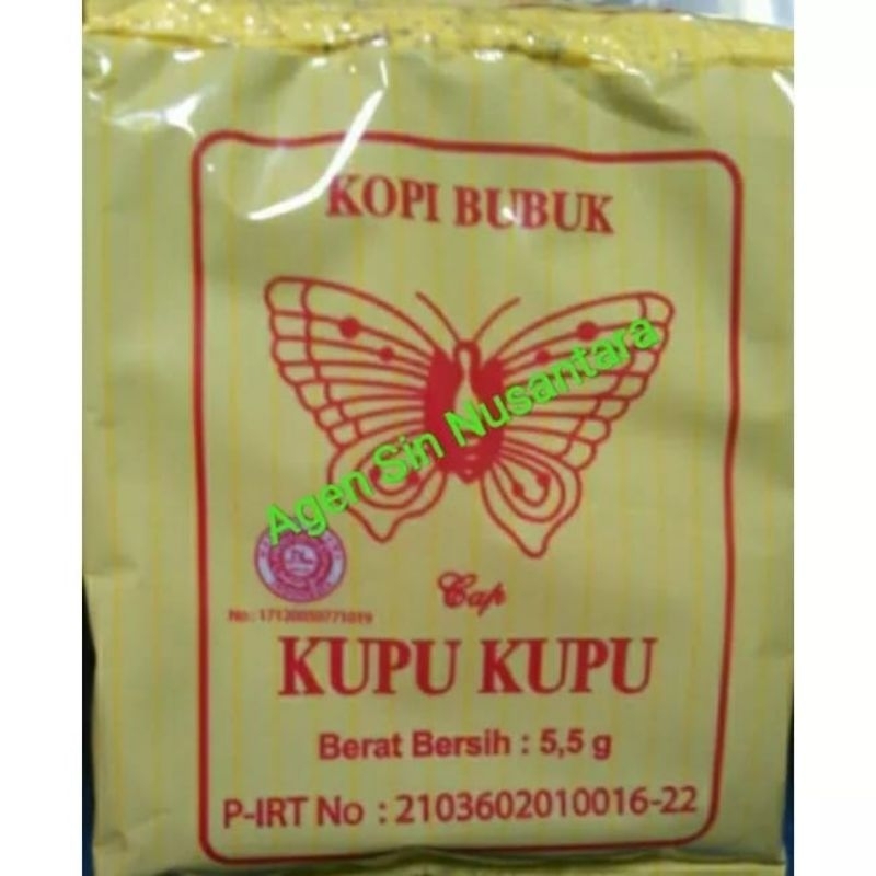 

Kopi Cap Kupu-kupu 1 Pak ( Isi 20 Pcs )