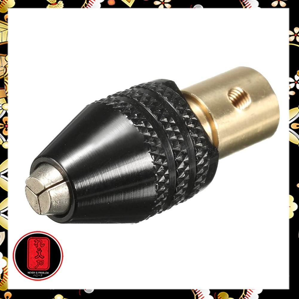 Xzante Mata Bor Drill Chuck Bit Quick Change 0.3-3.5mm - 503803 - Black Gold