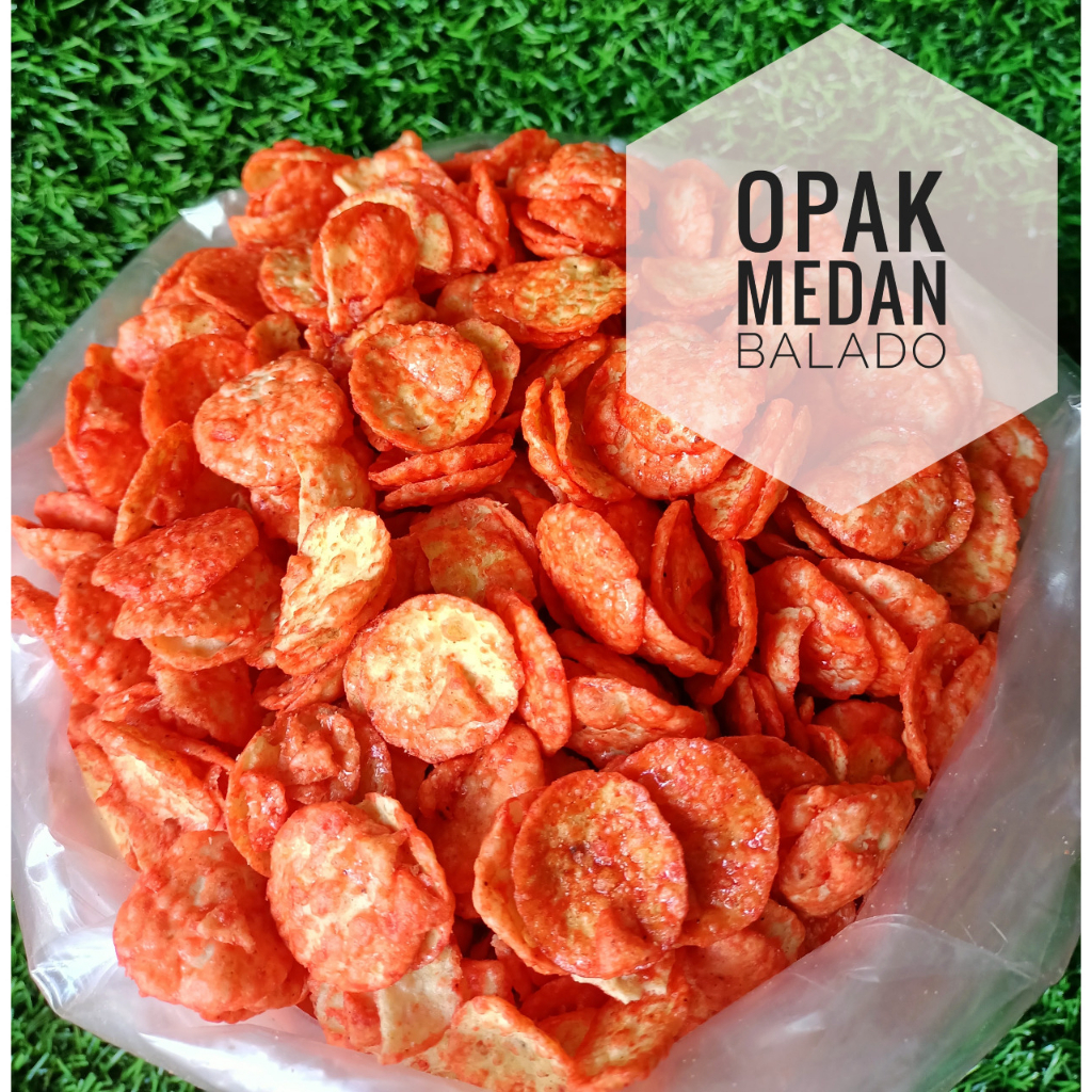 

OPAK MEDAN BALADO 200GR / OPAK MEDAN / SNACK KILOAN