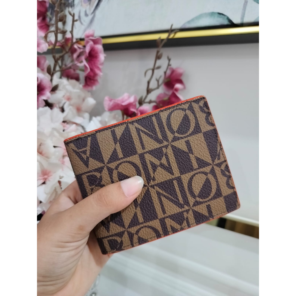 dompet lipat pria monogram bonia original