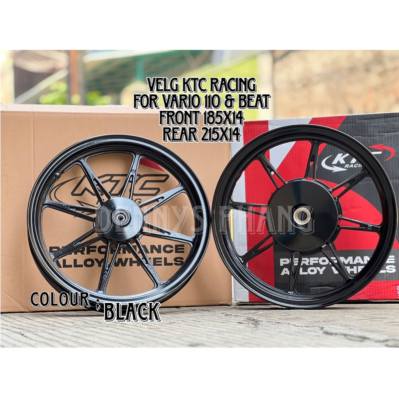 velg ktc vario 125 vario 150 beat vario 110 scoopy genio uk 185/215 velg palang 8