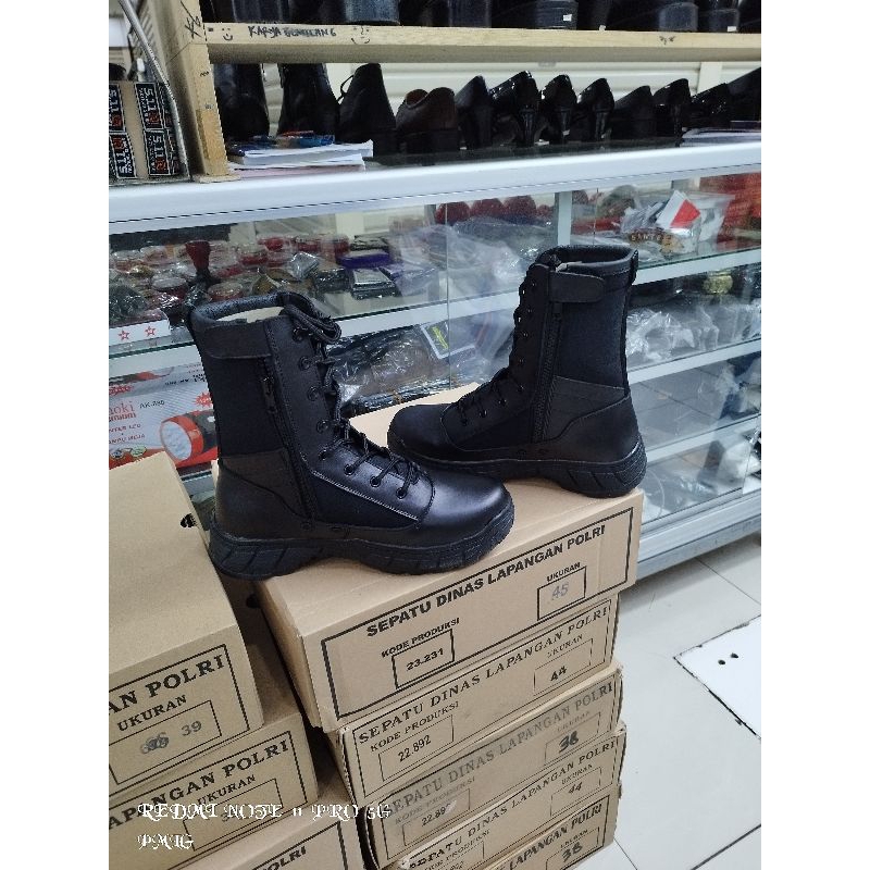 sepatu PDL polisi