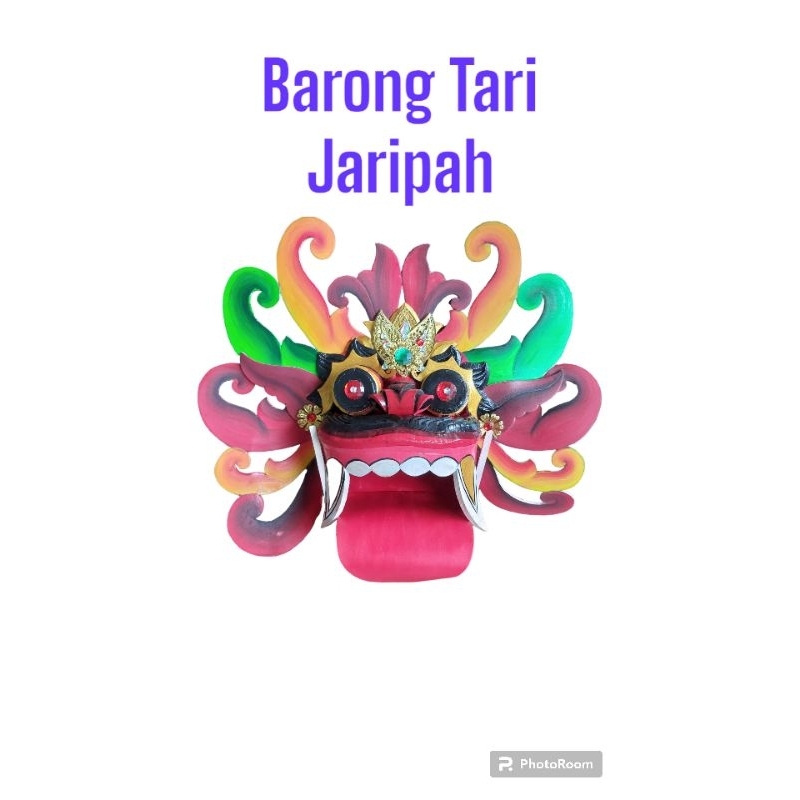 Barong dan mahkota tari jaripah