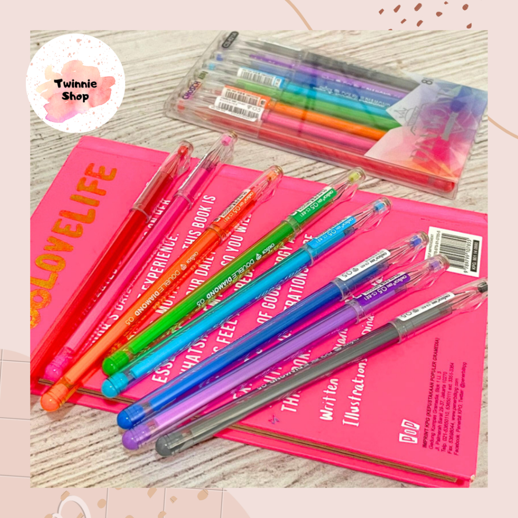 

COLOR NEUTRAL PEN 1 BOX ISI 8 PCS CS-821A PEN PENA WARNA WARNI JURNALING LUCU ALAT TULIS PULPEN MURAH READY COD