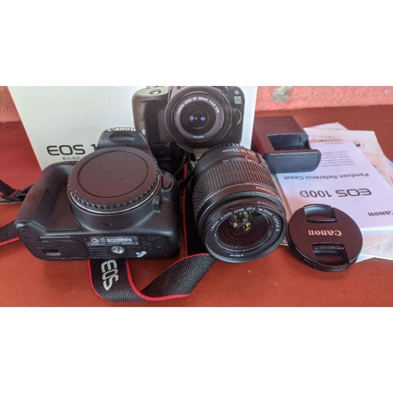 Kamera Canon eos 100d full set
